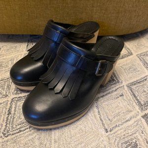 Madewell Leather clog size 9